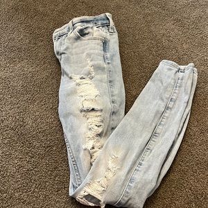 Hollister jeans high rise super skinny size 1 regular